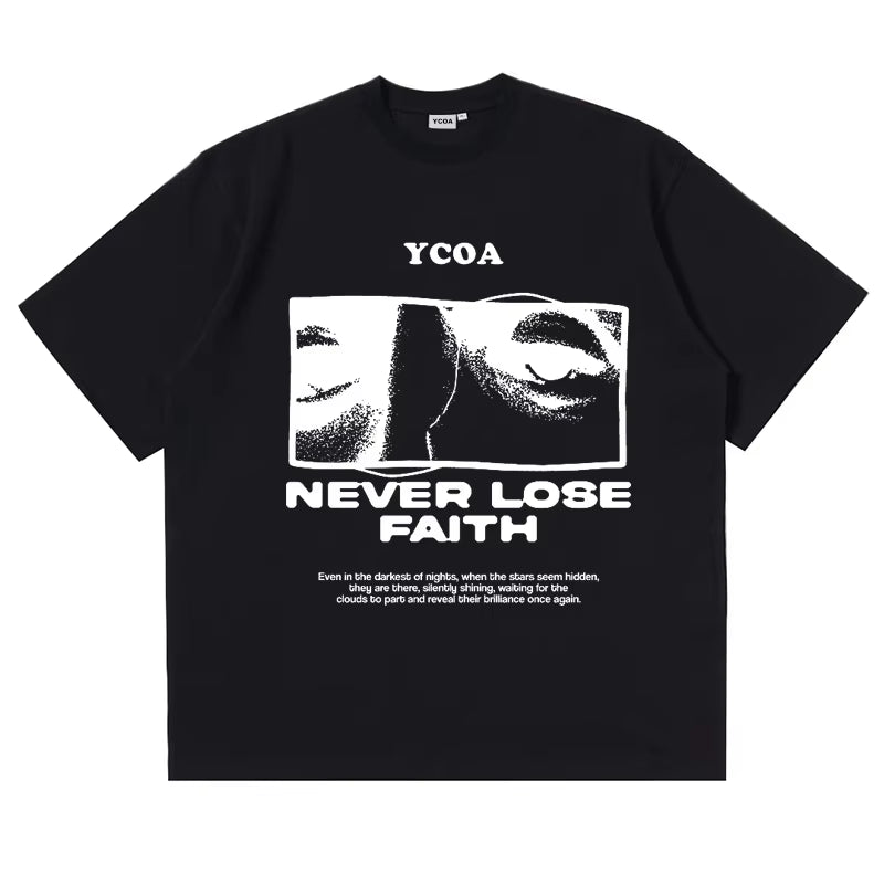 Men Tshirt 100% Cotton Hip Hop Streetwear Korean Fashion Y2K Top Short Sleeve Kpop Oversized Graphic Pulovers Aesthetic Clothing