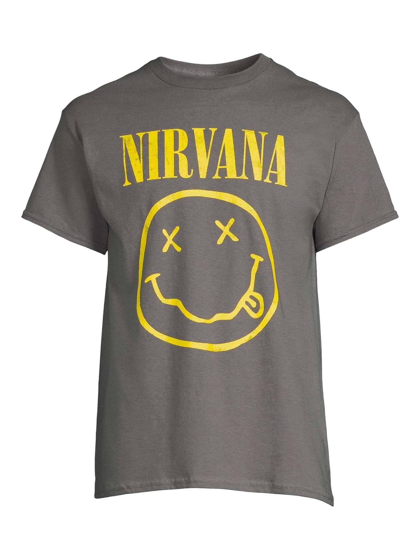 All Gender Smiley Logo Graphic Tee Shirt, Men'S Sizes S-3XL