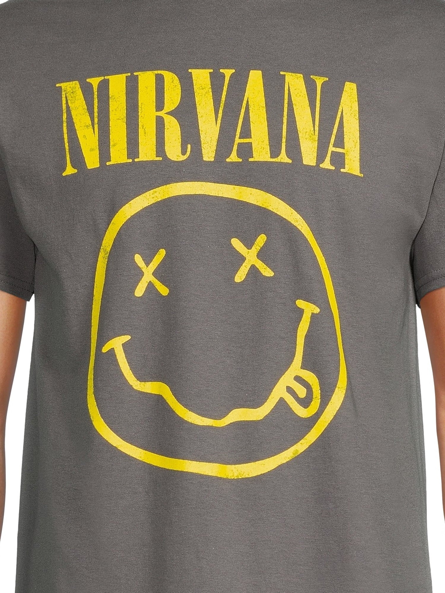 All Gender Smiley Logo Graphic Tee Shirt, Men'S Sizes S-3XL
