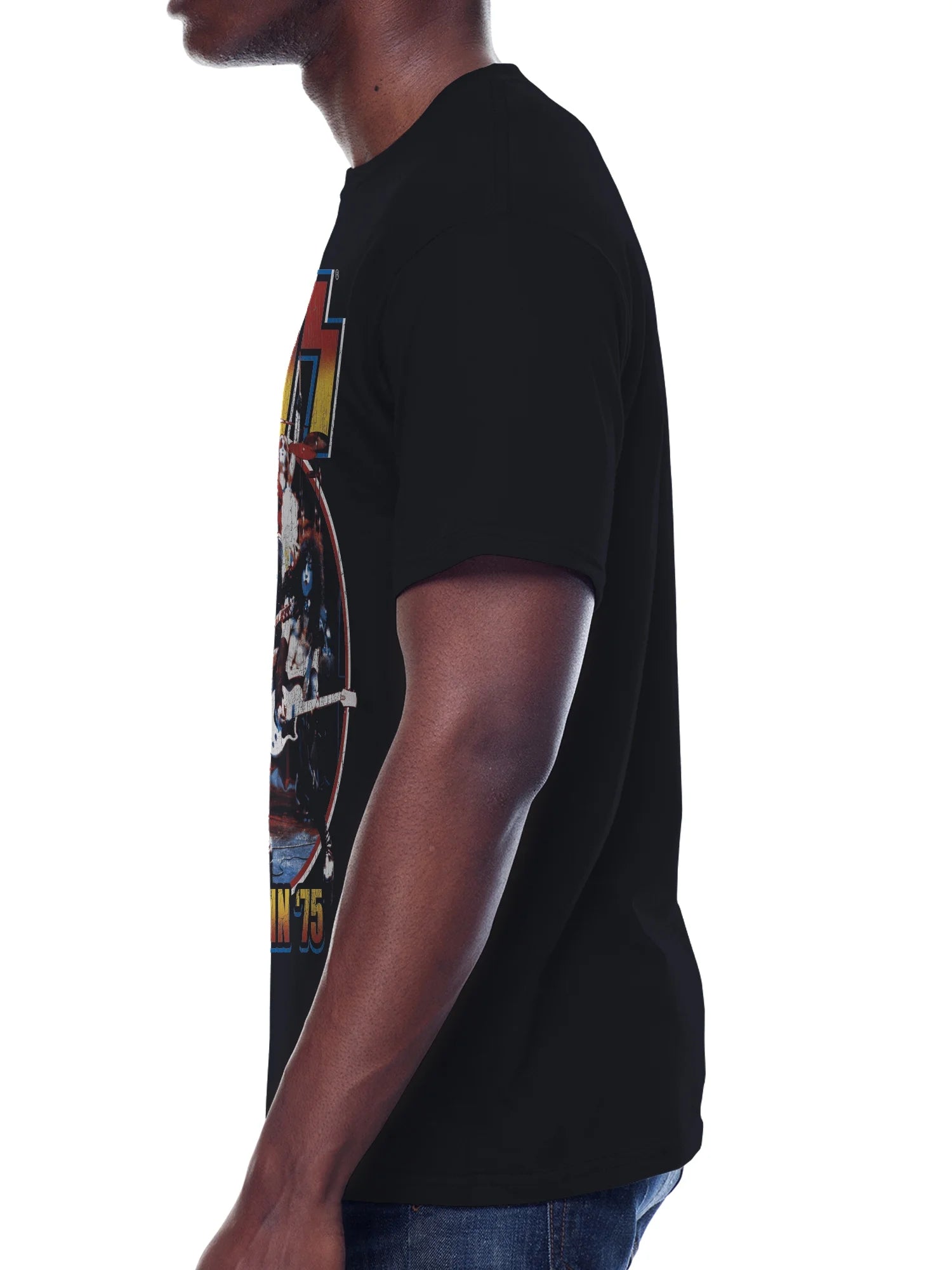 , Men'S Graphic Crew Neck T-Shirt, Alive in 75, Sizes S-3XL