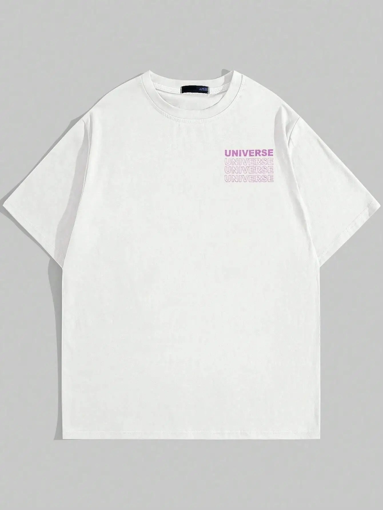 The Secret of the Big Bang in the Universe Men T Shirts Summer Cotton T-Shirts Breathable Loose Clothes Hip Hop Street Tees